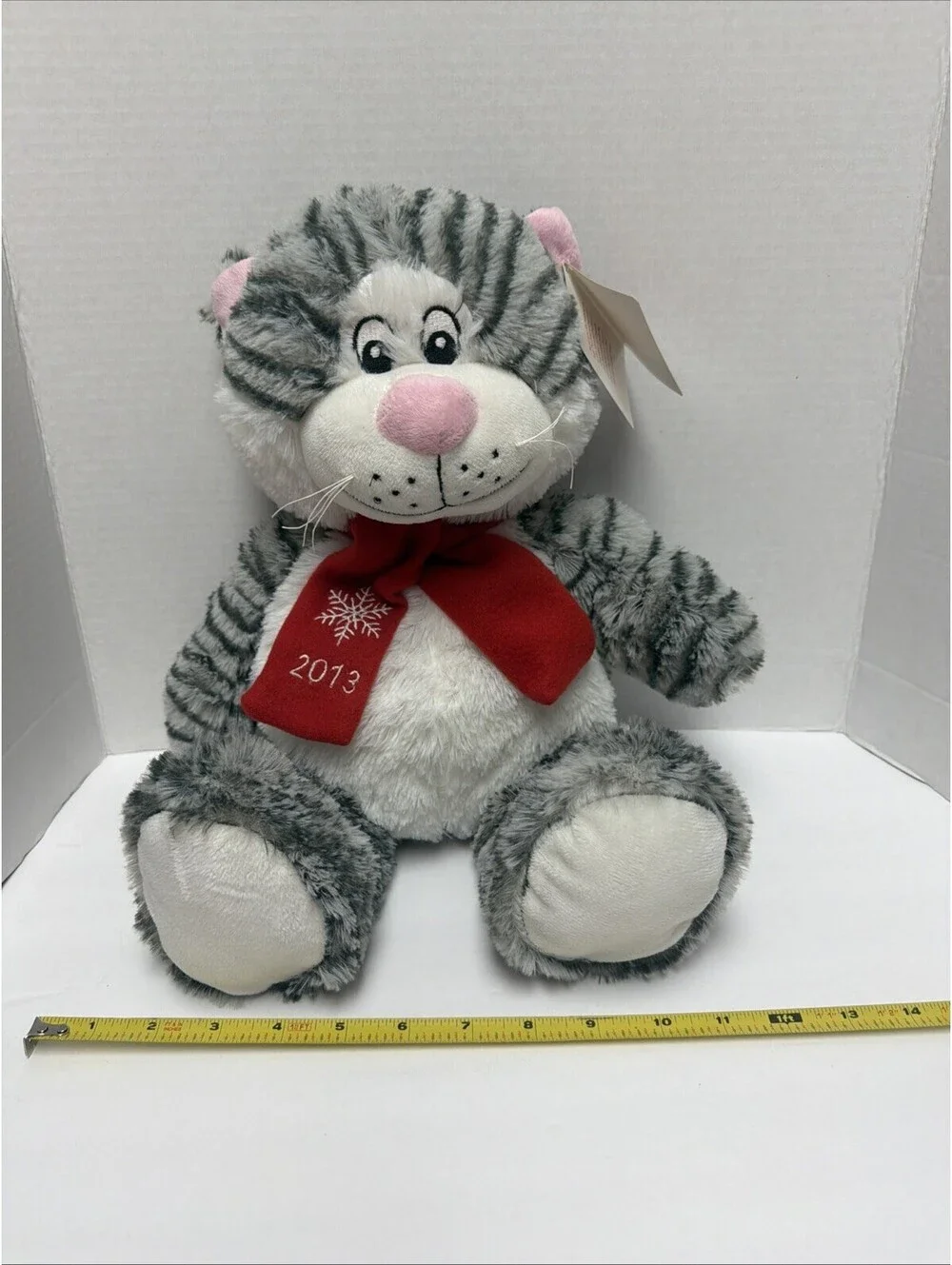 PetSmart Plush Dog Toy Lucky the Cat Squeaker 12